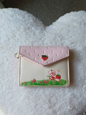 Vintage Pink Strawberry Shortcake Mini Wallet